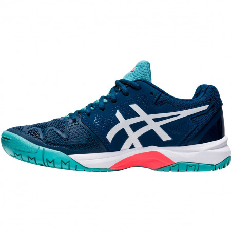 asics junior bleu