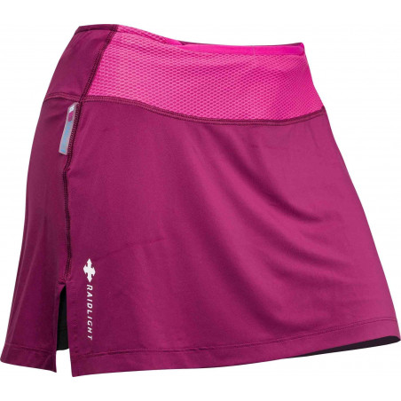 Jupe Short Running RAIDLIGHT Femme Trail Raider Short Mauve PE 2019