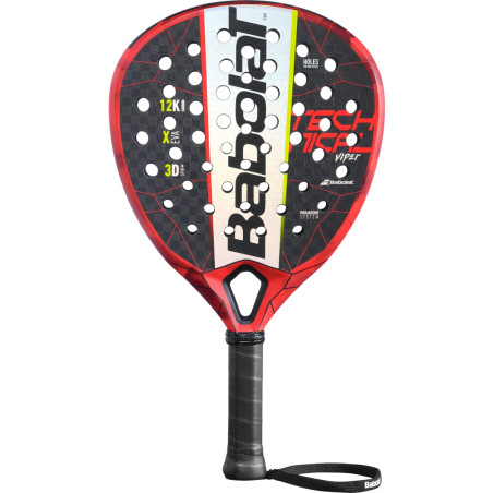 Raquette Padel BABOLAT TECHNICAL VIPER Rouge Noir Jaune 365 g