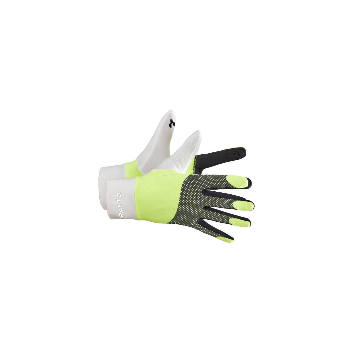 Gants CRAFT ADV LUMEN FLEECE GLOVE Jaune / Noir 2023