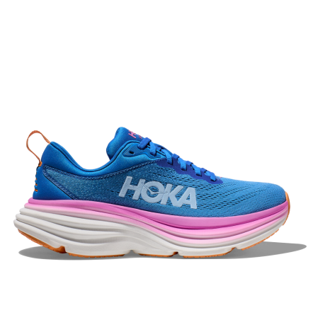 Chaussures Running HOKA Femme BONDI 8 Bleu Rose AH 2023