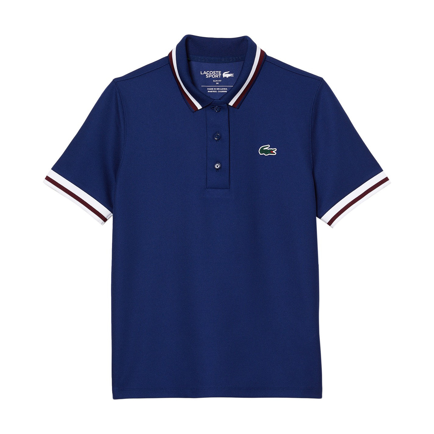 Polo LACOSTE FEMME Sport Marine / Bordeaux AH 2023