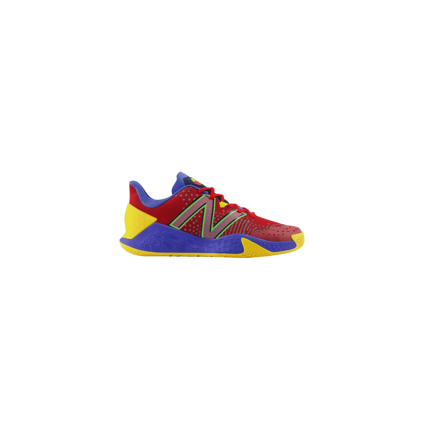 Chaussures NEW BALANCE Homme MCHLAVU2 Toutes Surfaces Rouge Bleu Jaune AH 2022