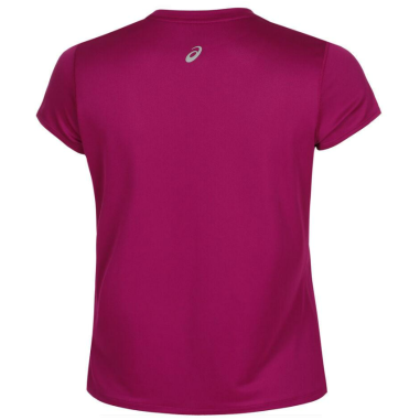 Asics t shirt femme violet on sale