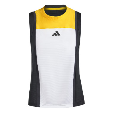 Débardeur ADIDAS Femme MATCH TANK PRO Noir / Jaune PE 2024