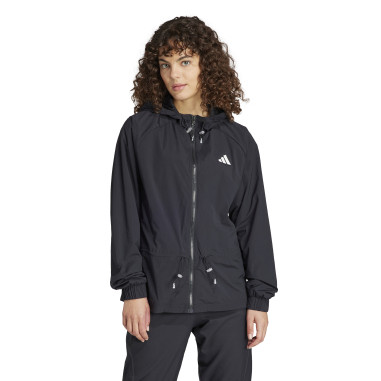 Veste ADIDAS Femme CORE PRO COVER UP Noir Blanc AH 2023