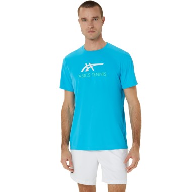 Asics t shirt homme blanche on sale