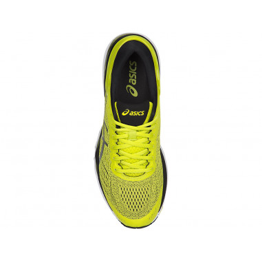 Chaussures Running ASICS Hommes GEL KAYANO 24 Jaune Noire PE 2018